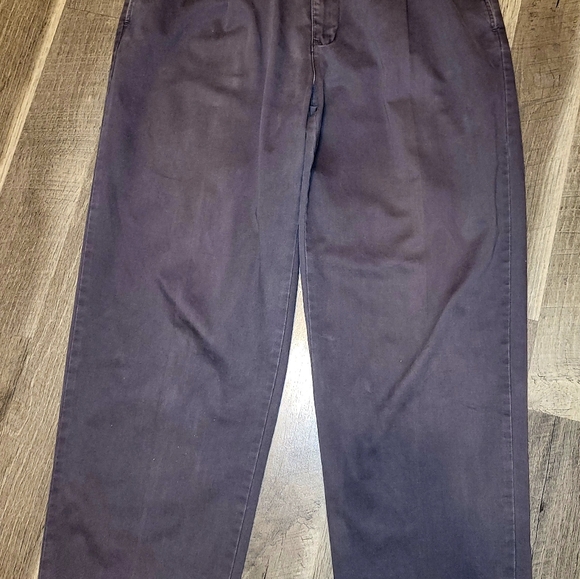 Polo Ralph Lauren Mens Dark Gray Cuffed Pants Size 34×30 - Picture 4 of 9